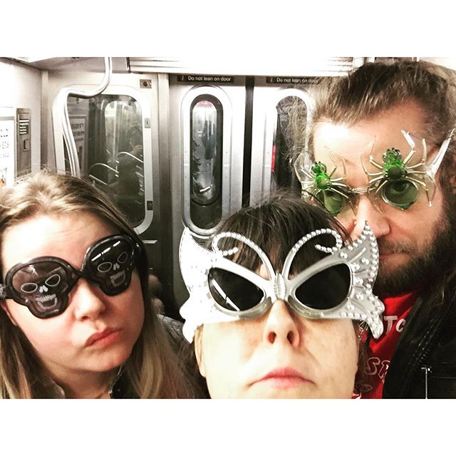Theme gang subway ride #HappyBirthDIE #cameouttoplay