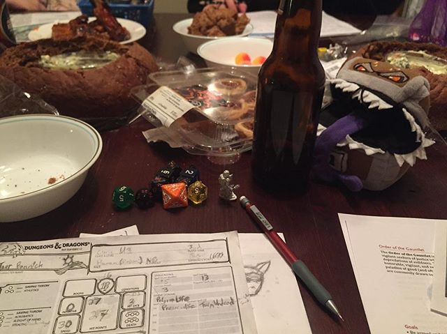 D&D Night! Chasing raccoons & deceiving halfling children