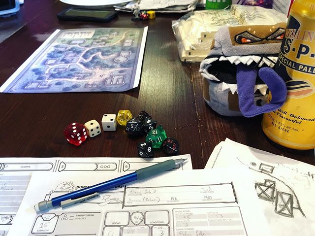 D&D Night: Mostly dragons this evening