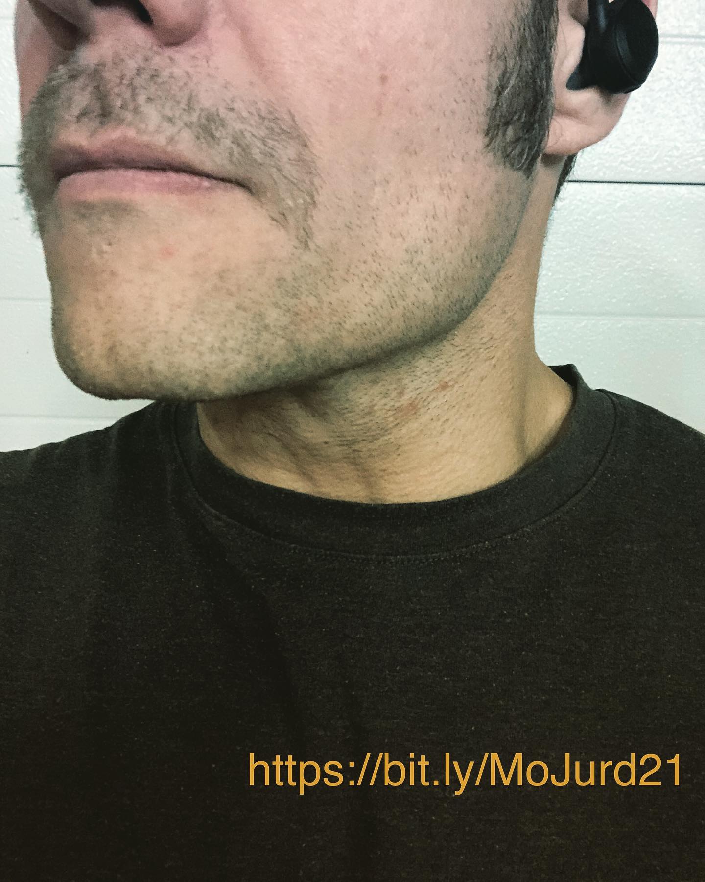 This shadow of a moustache, much like your donation to fight cancer, represents a promising future. bit.ly/MoJurd21